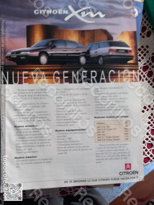 Coleccionismo de Revistas y Peri&oacute;dicos: anuncio publicidad citroen xm