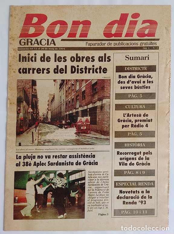 Collection Magazines and Newspapers: Bon Dia Gr&agrave;cia L'aparador de publicacions gratu&iuml;tes N&ordm;s 1 al 21 1994-1995