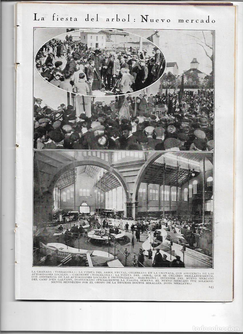 Coleccionismo de Revistas y Peri&oacute;dicos: 1927 FISICA ALEJANDRO VOLTA LA GRANADA CARDEDEU FIESTA ARBOL INAUGURACION MERCADO CAMP EN GALVANY