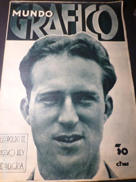 Coleccionismo de Revistas y Peri&oacute;dicos: REVISTA MUNDO GRAFICO 28 FEBRERO 1934