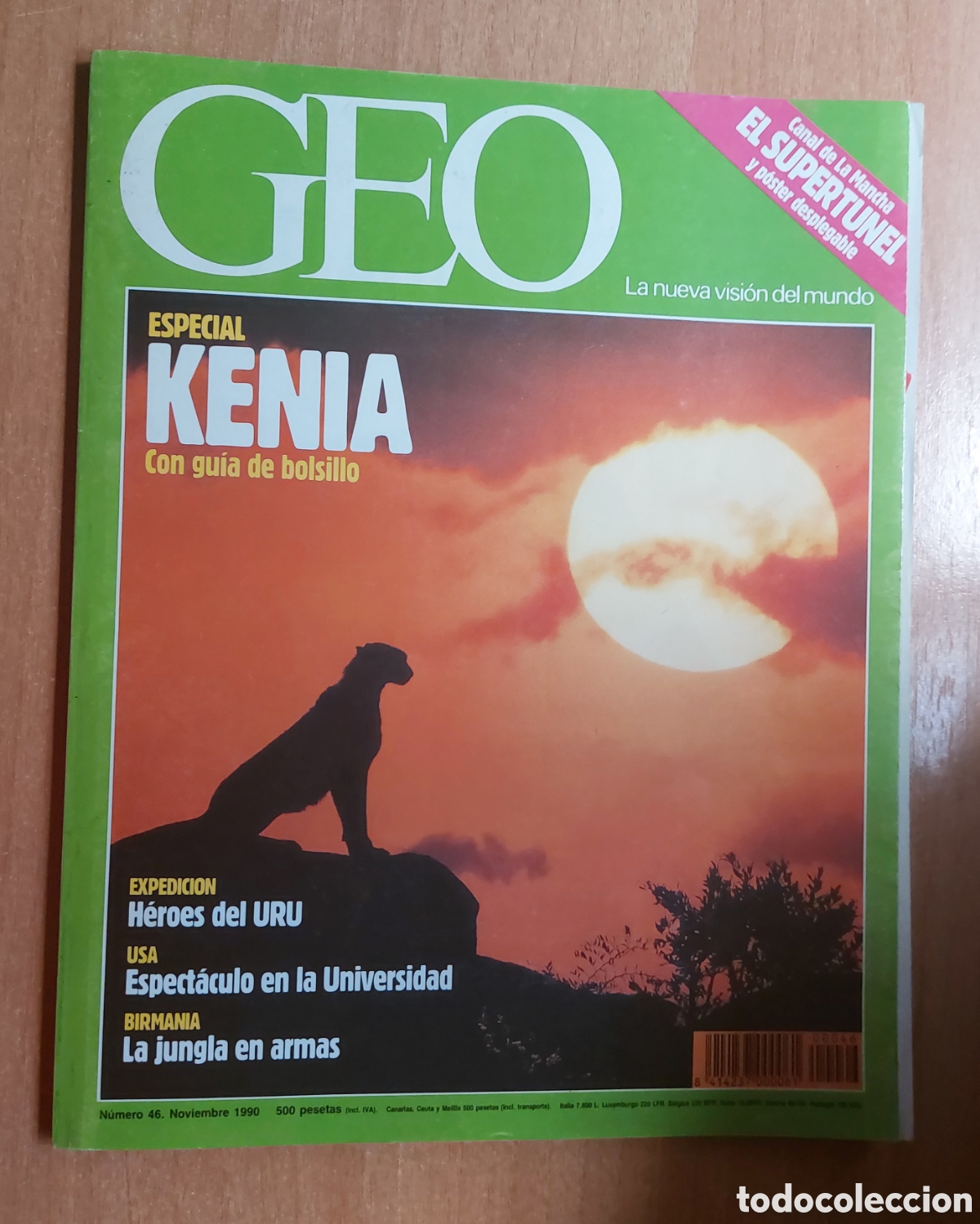 Coleccionismo de Revistas y Peri&oacute;dicos: Revista Geo especial Kenia numero 46 noviembre 1990