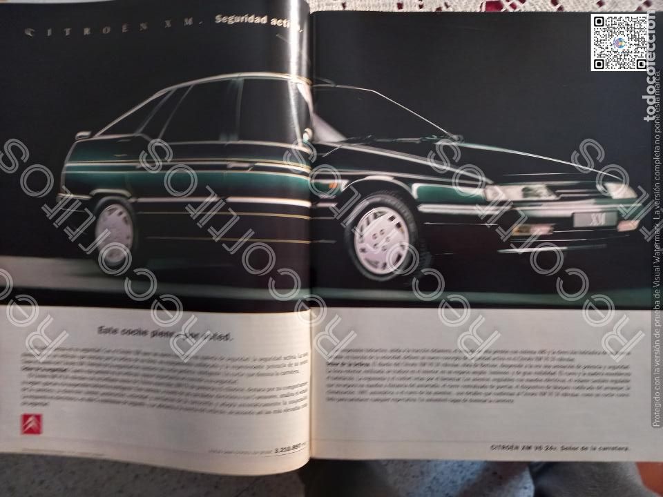 Coleccionismo de Revistas y Peri&oacute;dicos: ANUNCIO PUBLICIDAD CITROEN XM