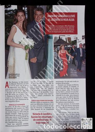 Collezionismo di Riviste e Giornali: MILA XIMENEZ manolo santana BODA DE ALBA