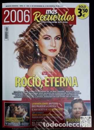 Coleccionismo de Revistas y Peri&oacute;dicos: RECORTE PORTADA DE ROCIO JURADO
