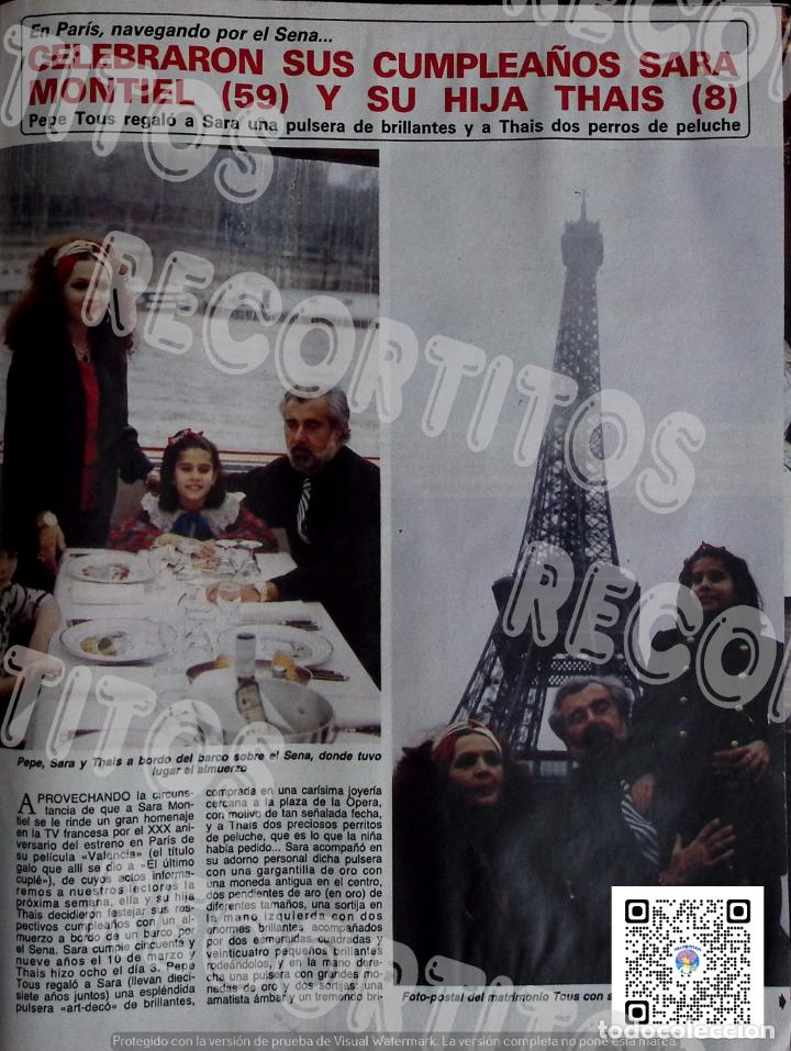 Coleccionismo de revistas y peri&oacute;dicos: SCANS SARA MONTIEL EN PARIS
