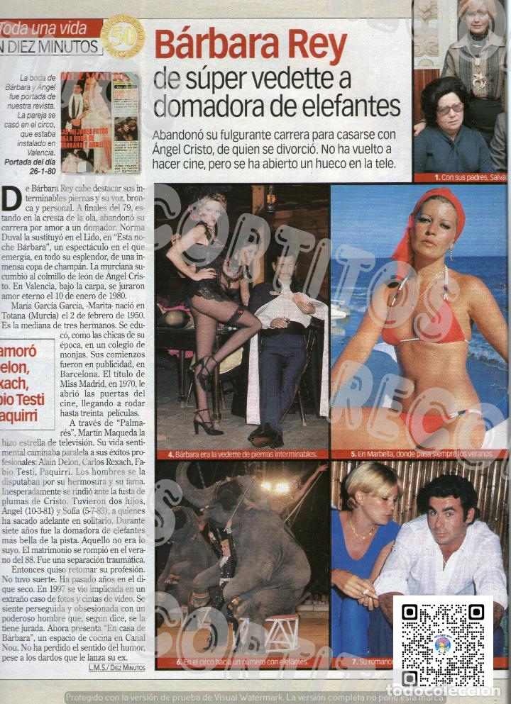 Coleccionismo de Revistas y Peri&oacute;dicos: SCANS BARBARA REY