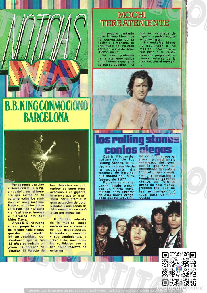 Coleccionismo de revistas y peri&oacute;dicos: SCANS ROLLING STONES BB KING