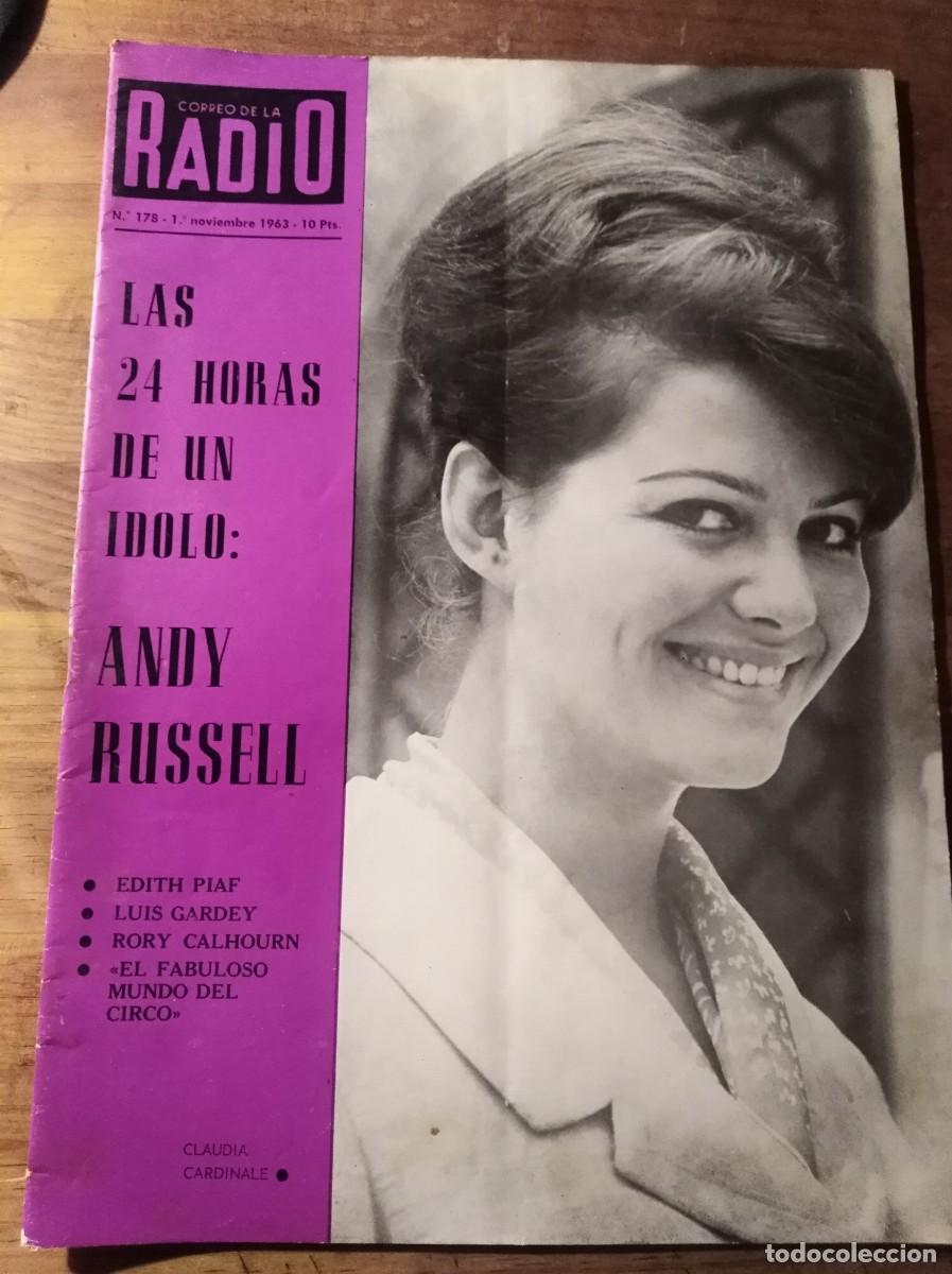Coleccionismo de Revistas y Peri&oacute;dicos: REVISTA CORREO DE LA RADIO *** N&Uacute;MERO 178 1-11-1963 ELVIS PRESLEY AUDREY HEPBURN