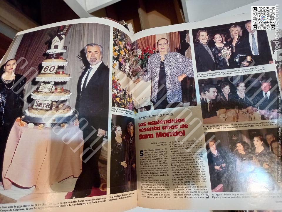 Coleccionismo de revistas y peri&oacute;dicos: SARA MONTIEL