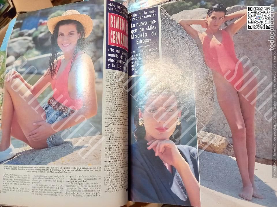 Coleccionismo de revistas y peri&oacute;dicos: REMEDIOS CERVANTES MISS ESPA&Ntilde;A