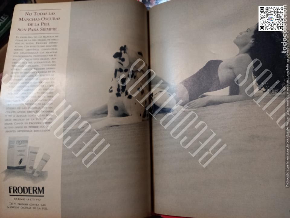 Collection Magazines and Newspapers: ANUNCIO LENCERIA ROPA DE BA&Ntilde;O FRODERM