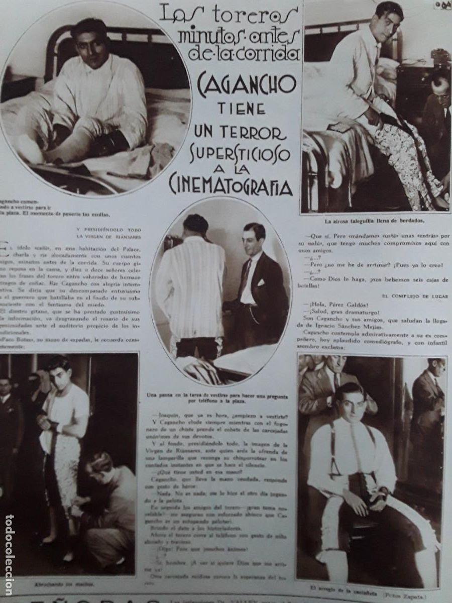 Collezionismo di Riviste e Giornali: TORERO GITANO CAGANCHO SE&Ntilde;ORAS ASAMBLEA NACIONAL MARQUESA VIUDA RAMBLA MAEZTU REVISTA 1928