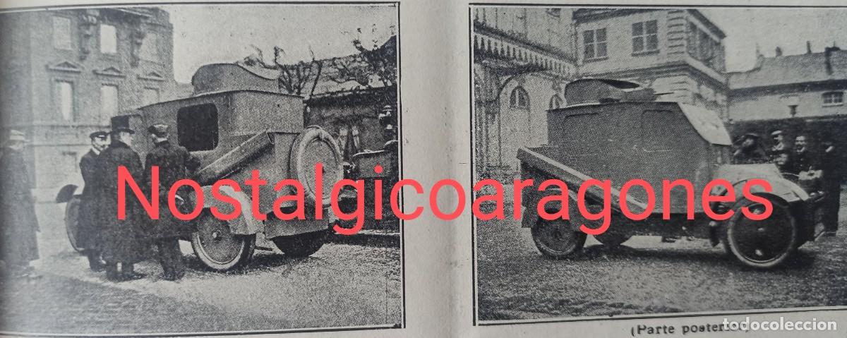 Colecionismo de Revistas e Jornais: Coche blindado guerra antecesor tanque franc&eacute;s para rusos foto revista principios siglo XX 190H