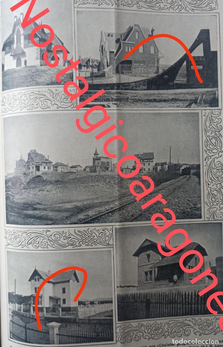 Coleccionismo de revistas y peri&oacute;dicos: Neguri Vizcaya vistas y chalets foto revista principios siglo XX 190H