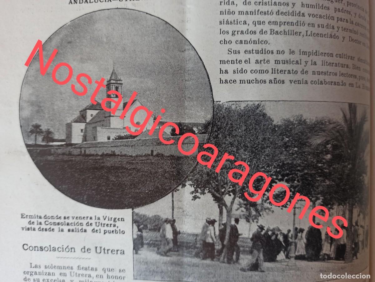 Colecionismo de Revistas e Jornais: Utrera Sevilla fiestas Consolaci&oacute;n foto revista principios siglo XX 190H