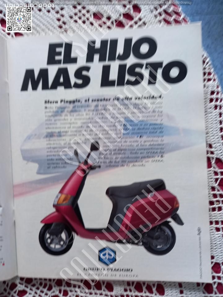 Coleccionismo de Revistas y Peri&oacute;dicos: ANUNCIO PUBLICIDAD VESPA PIAGGIO COSA
