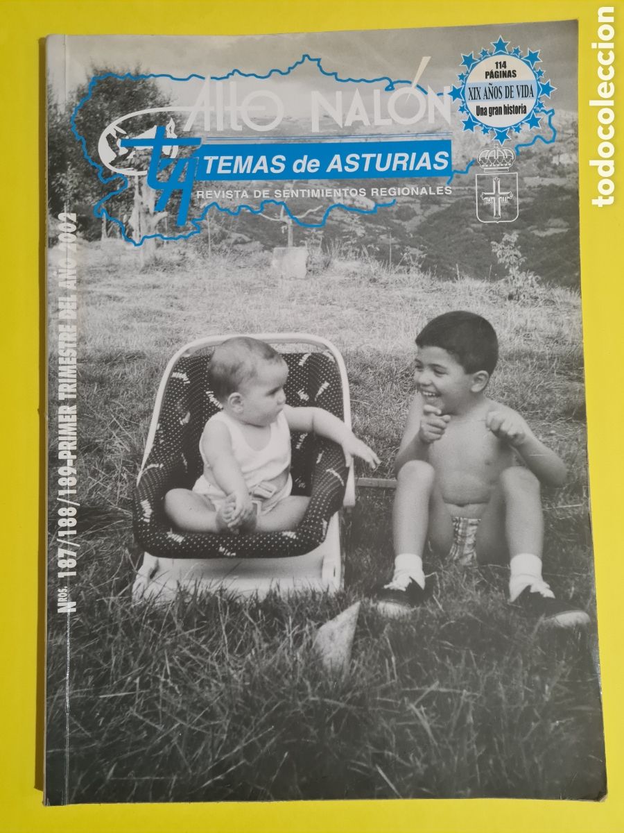 Collectionnisme de Revues et Journaux: ALTO NALON N&deg; 187-188-189 - 1&deg; TRIMESTRE 2002 REVISTA TEMAS DE ASTURIAS MUCHAS FOTOS VER