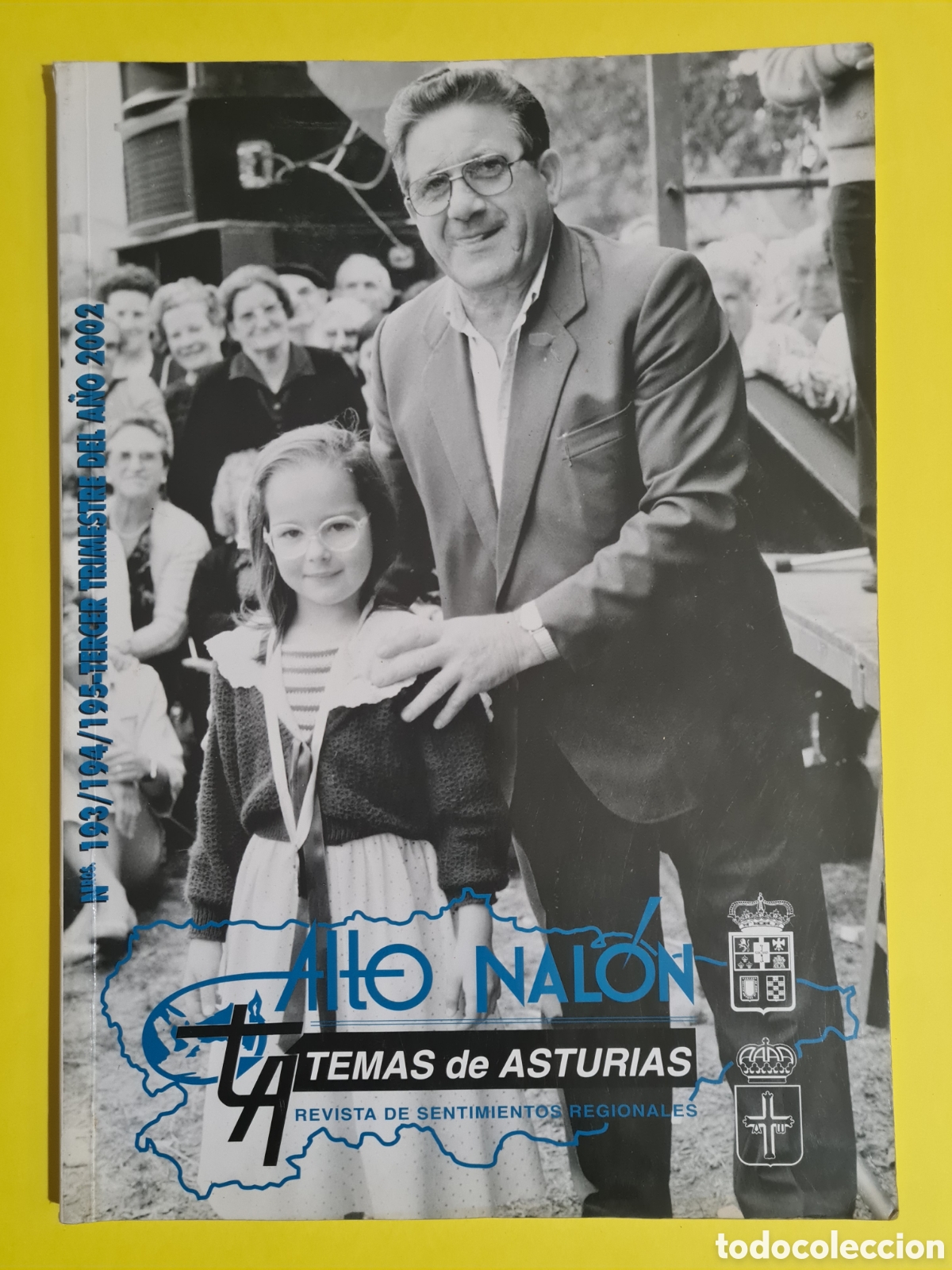Coleccionismo de revistas y peri&oacute;dicos: ALTO NALON N&deg; 193-194-195 - 3&deg; TRIMESTRE 2002 REVISTA TEMAS DE ASTURIAS MUCHAS FOTOS VER