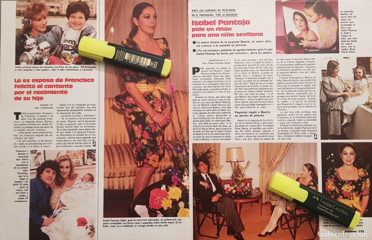 Coleccionismo de Revistas y Peri&oacute;dicos: Reportaje Isabel Preysler / Francisco 20.04.88