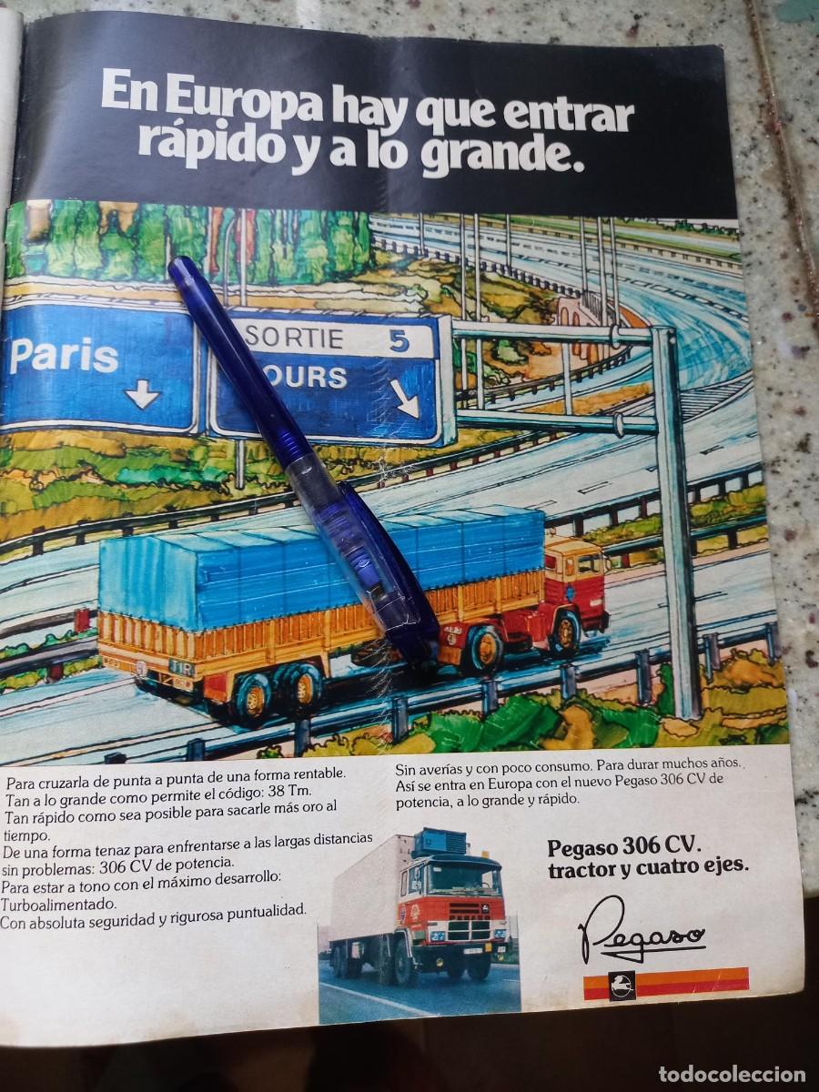 Coleccionismo de revistas y peri&oacute;dicos: PUBLICIDAD. ANUNCIO DE CAMIONES PEGASO. EXTRAIDO REVISTA DE TRIUNFO JULIO 1977