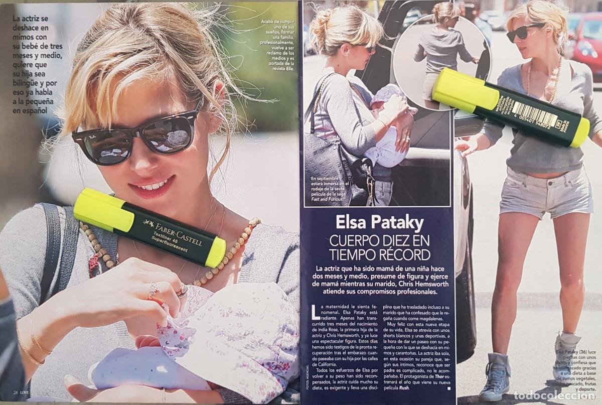 Collectionnisme de Revues et Journaux: Reportaje Elsa Pataky 08.08.2012