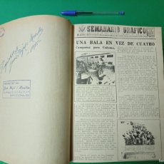 Coleccionismo de Revistas y Periódicos: GRAN TOMO REVISTA SEMANARIO GRAFICO. AÑOS 1952-53-54.