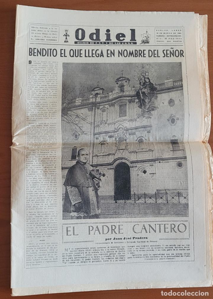 Coleccionismo de revistas y peri&oacute;dicos: Odiel N&uacute;mero extraordinario a los pueblos y parroquias de la provincia de Ja&eacute;n. 15-3-54