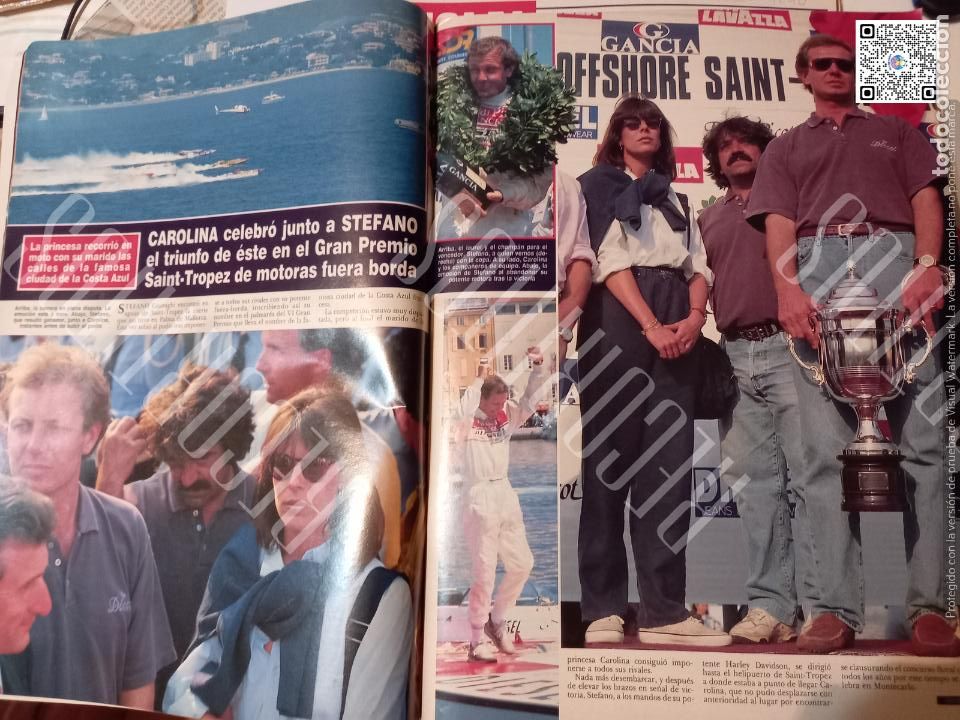 Collezionismo di Riviste e Giornali: carolina de monaco stefano casiraghi