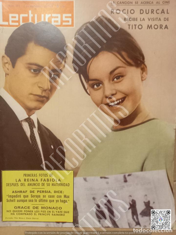 Coleccionismo de Revistas y Peri&oacute;dicos: RECORTE PORTADA DE ROCIO DURCAL TITO MORA