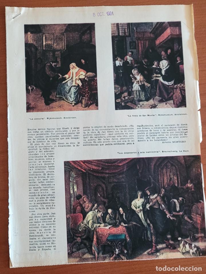 Coleccionismo de Revistas y Peri&oacute;dicos: Recortes ABC 8-10-61 Jan Van Steen