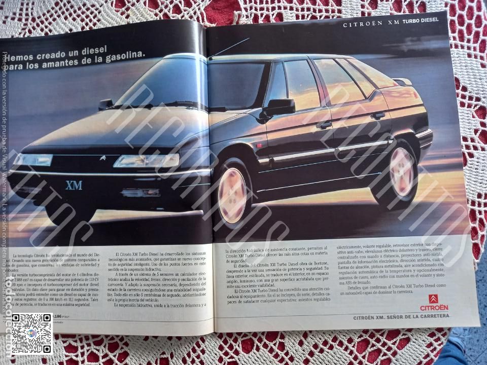 Coleccionismo de Revistas y Peri&oacute;dicos: ANUNCIO CITROEN XM