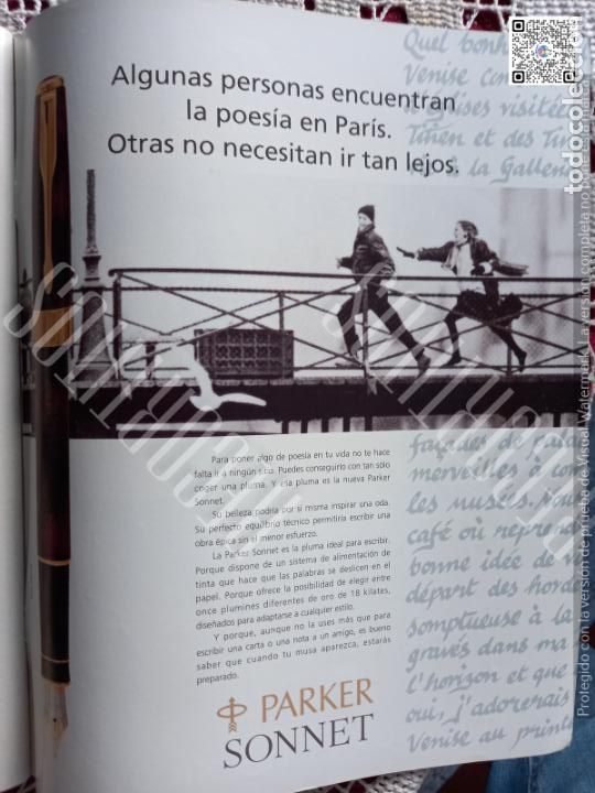 Coleccionismo de Revistas y Peri&oacute;dicos: ANUNCIO ESTILOGRAFICA PARKER