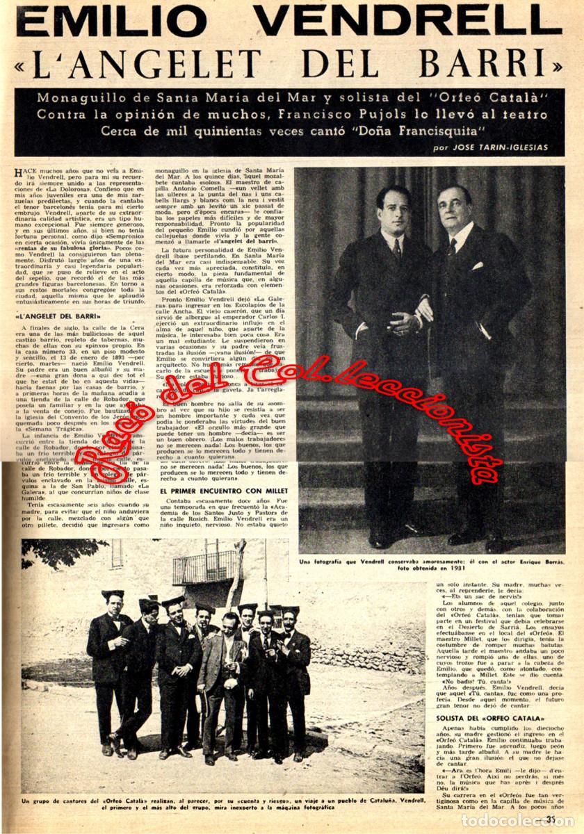 Sammeln von Zeitschriften und Zeitungen: DESTINO A&Ntilde;O 1962 TRES FIGURAS DESAPARECIDAS: EMILIO VENDRELL , RAMON PEREZ D AYALA Y MARILYN MONROE