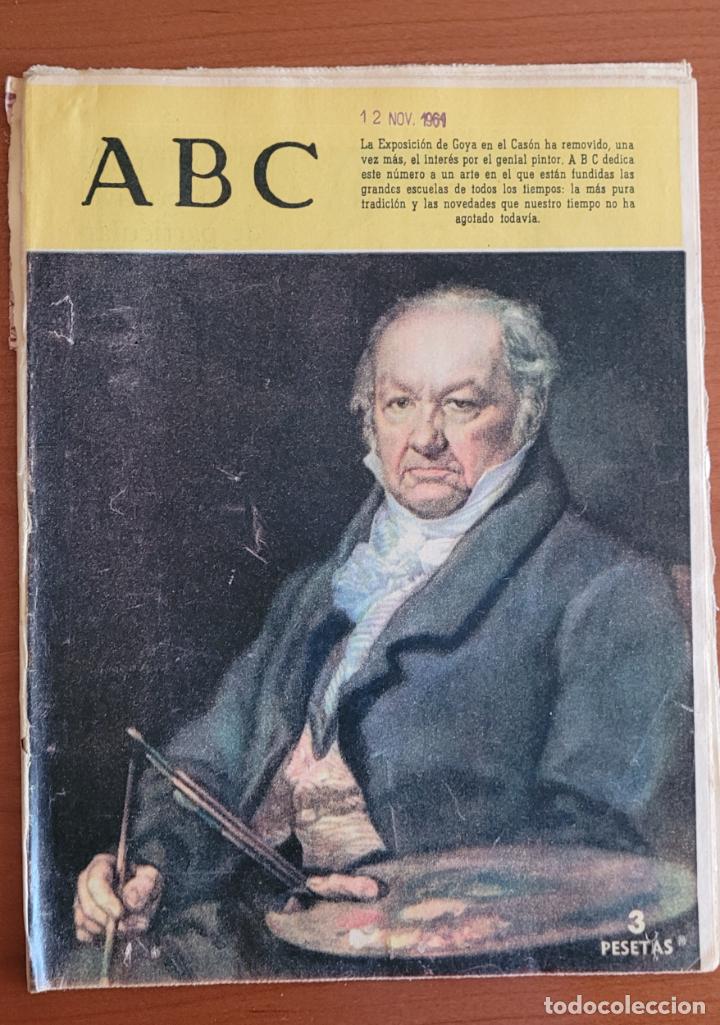 Coleccionismo de Revistas y Peri&oacute;dicos: Recortes ABC 12-11-61 Exposici&oacute;n de Goya en el Cas&oacute;n