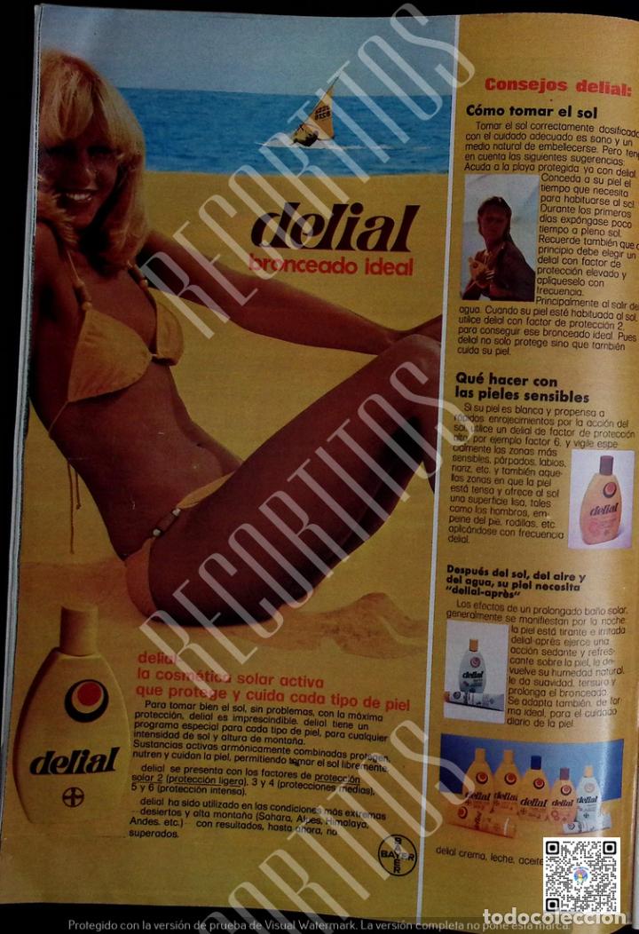 Collezionismo di Riviste e Giornali: ANUNCIO PUBLICIDAD DELIAL BA&Ntilde;ADOR BA&Ntilde;O