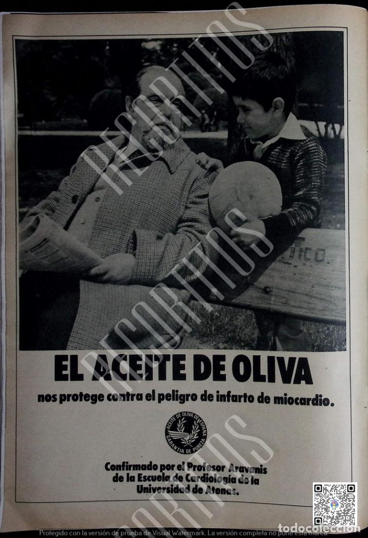 Coleccionismo de revistas y peri&oacute;dicos: ANUNCIO ACEITE DE OLIVA
