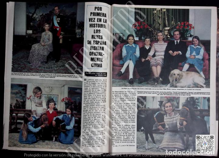 Coleccionismo de revistas y peri&oacute;dicos: LOS REYES DE ESPA&Ntilde;A EN CHINA LA REINA SOFIA CON PONYS
