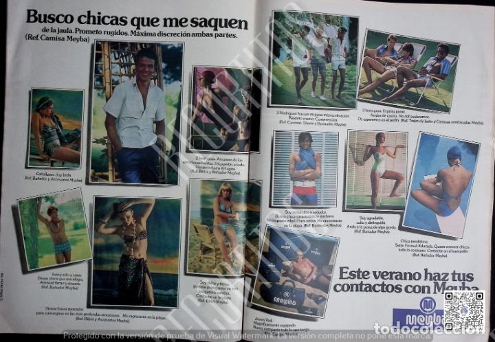 Collectionnisme de Revues et Journaux: ANUNCIO PUBLICIDAD LENCERIA BA&Ntilde;O MEYBA