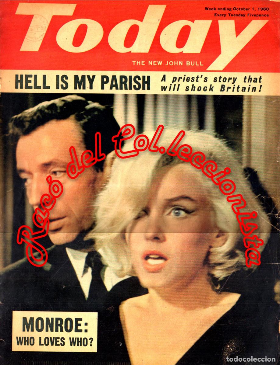 Coleccionismo de Revistas y Peri&oacute;dicos: TODAY THE NEW JOHN BULL OCTOBER 1960 MARILYN MONROE WHO LOVES WHO?