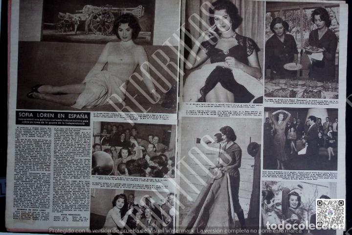 Coleccionismo de Revistas y Peri&oacute;dicos: SOFIA LOREN EN ESPA&Ntilde;A 1956
