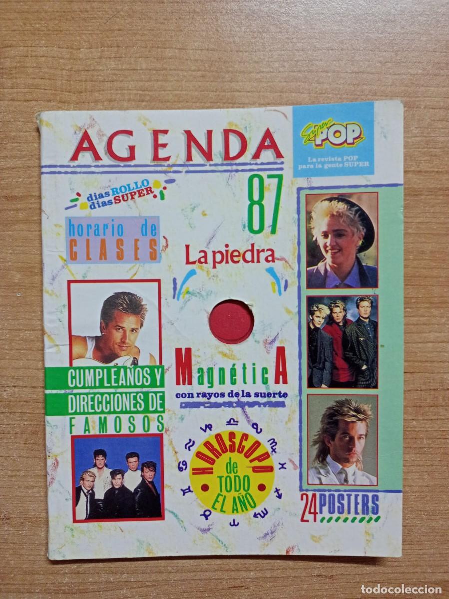 Coleccionismo de Revistas y Peri&oacute;dicos: AGENDA 87 SUPER POP, LA REVISTA POP PARA LA GENTA SUPER, SIN PIEDRA MAGNETICA, 1987...L6156