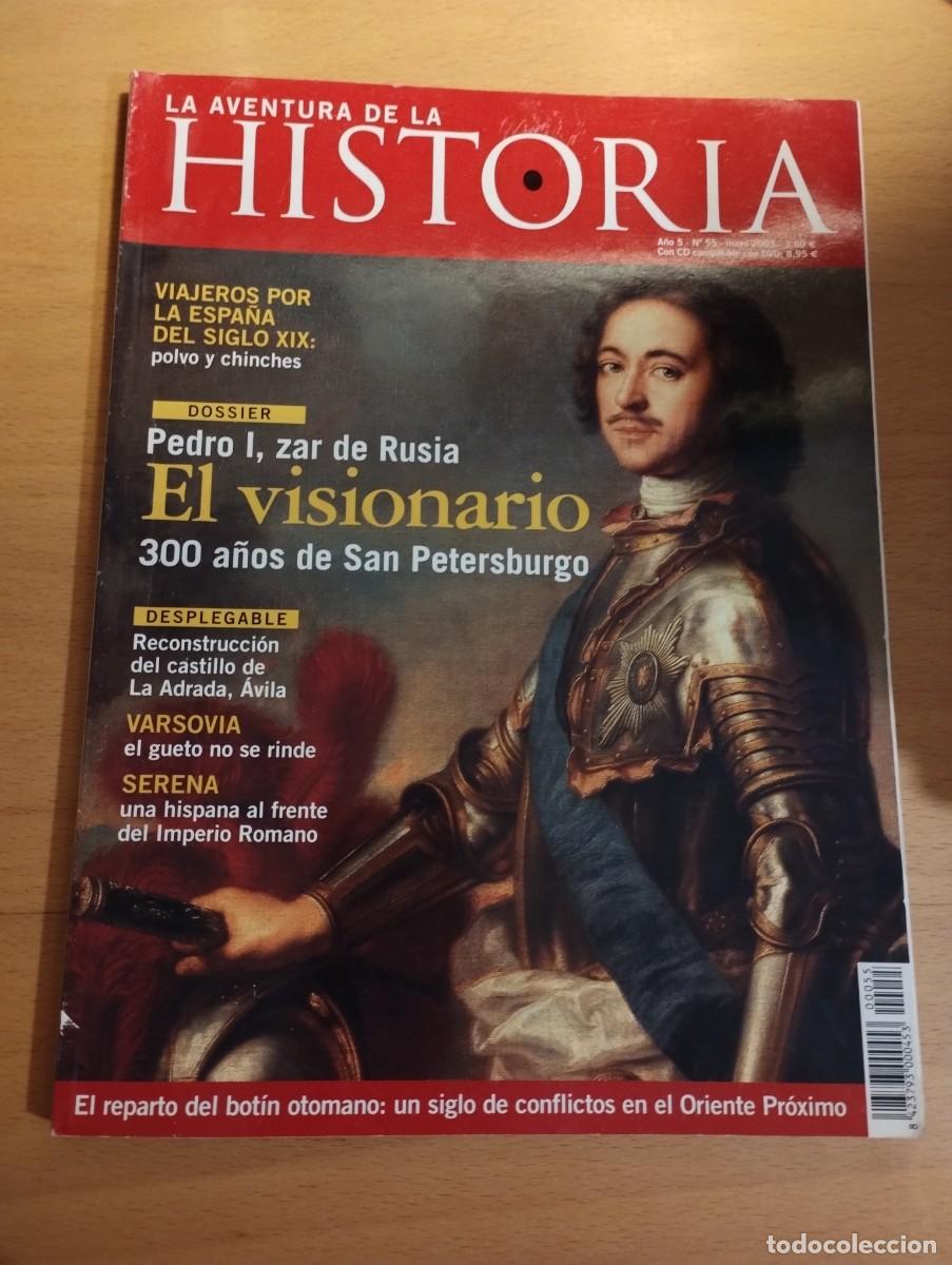 Collectionnisme de Revues et Journaux: LA AVENTURA DE LA HISTORIA N&ordm; 55 (PEDRO I, ZAR DE RUSIA / VARSOVIA. EL GUETO NO SE RINDE)
