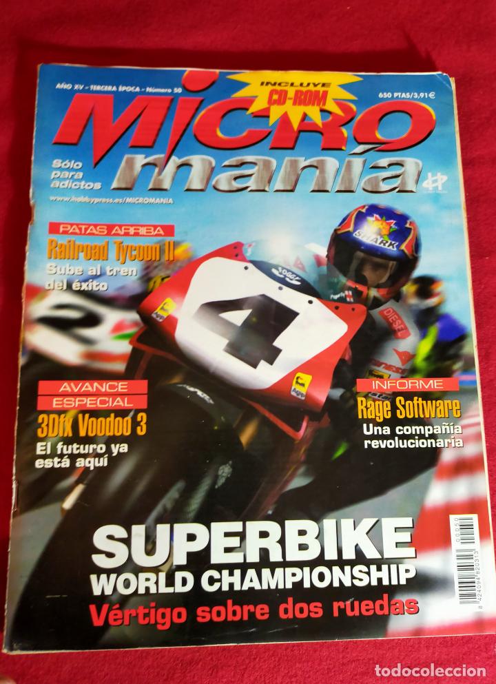 Coleccionismo de Revistas y Peri&oacute;dicos: MICRO MANIA - 50 - TERCERA EPOCA - SIN CD