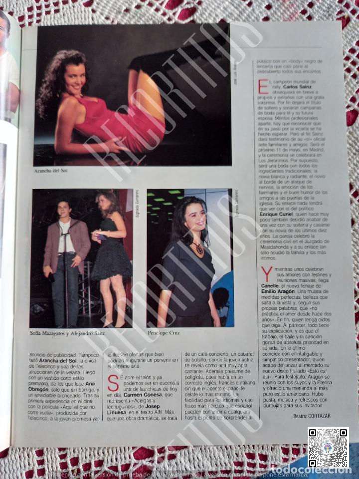Coleccionismo de Revistas y Peri&oacute;dicos: PENELOPE CRUZ SOFIA MAZAGATOS MISS ESPA&Ntilde;A ALEJANDRO SANZ ARANCHA DEL SOL