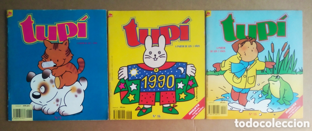 Coleccionismo de Revistas y Peri&oacute;dicos: Lote Revista Tup&iacute; n&deg;5-7-12-15-16-17-18-19-22-23-24-25-27-28-29-30-31 (Mil&aacute;n, 1991). Sin usar.