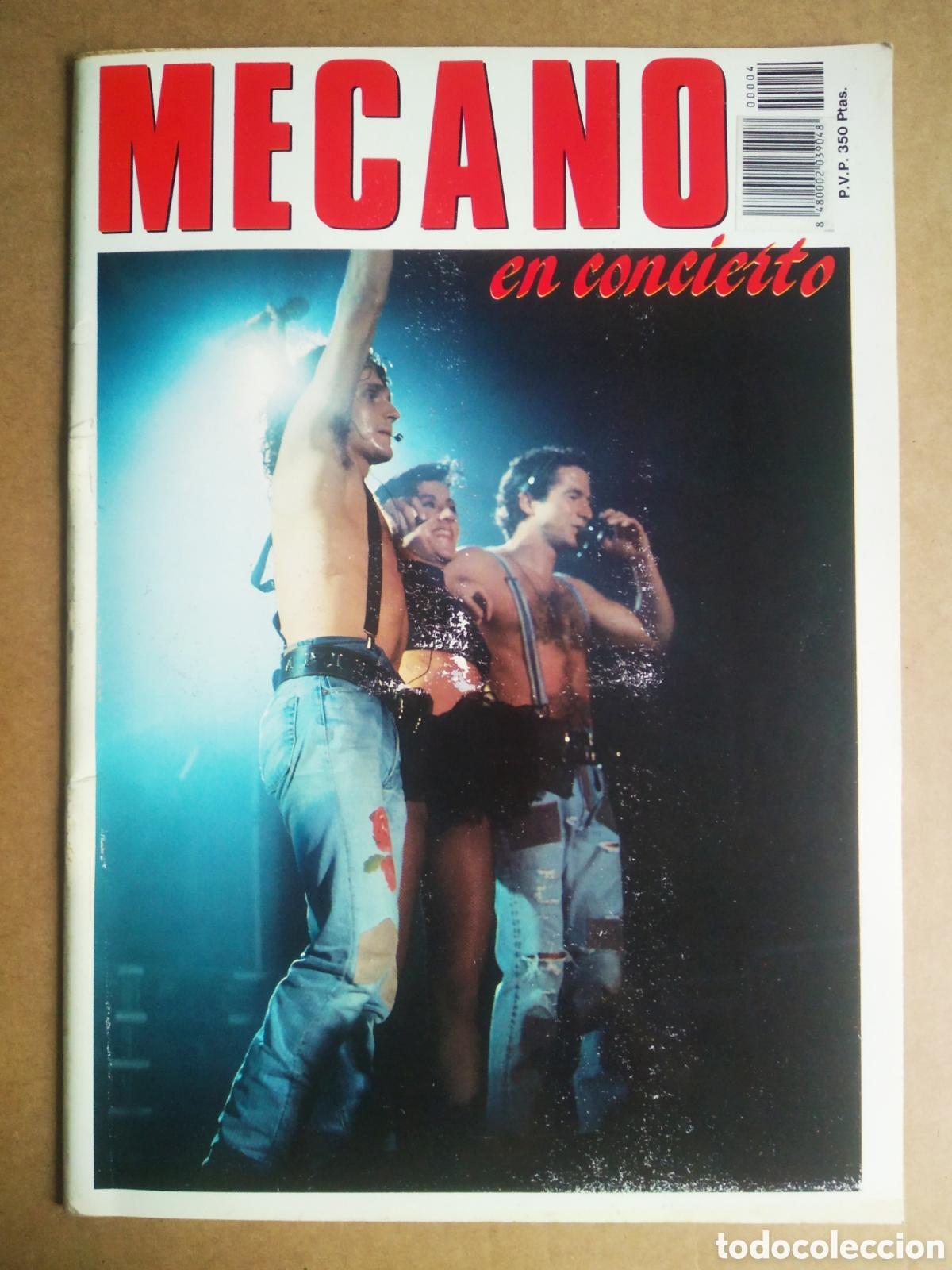 Coleccionismo de Revistas y Peri&oacute;dicos: Mecano En Concierto (Erisa, 1988). Imagen y Arte. Textos de Jorge Flo, Esther Ayuso y Mikel Barsa.