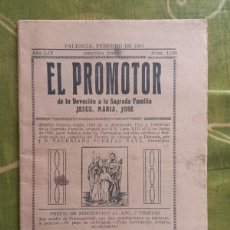 Coleccionismo de Revistas y Periódicos: EL PROMOTOR DE LA DEVOCION Y DE LA SAGRADA FAMILIA, AÑO LIV NÚMERO 1139