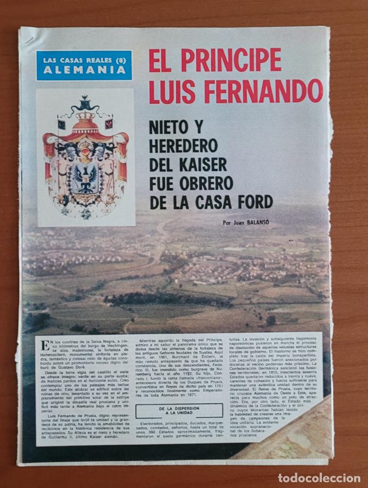 Coleccionismo de Revistas y Peri&oacute;dicos: Recortes Los Domingos del ABC Las Casas Reales (12). Luxemburgo. Gran Duque Juan
