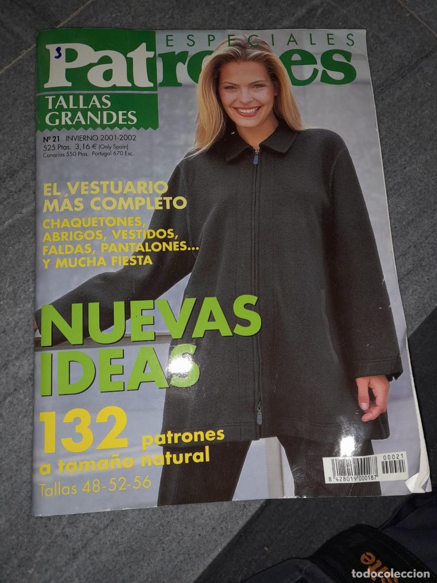 Coleccionismo de Revistas y Peri&oacute;dicos: Revista Patrones N&deg; 21 costura moda tallas grandes ropa