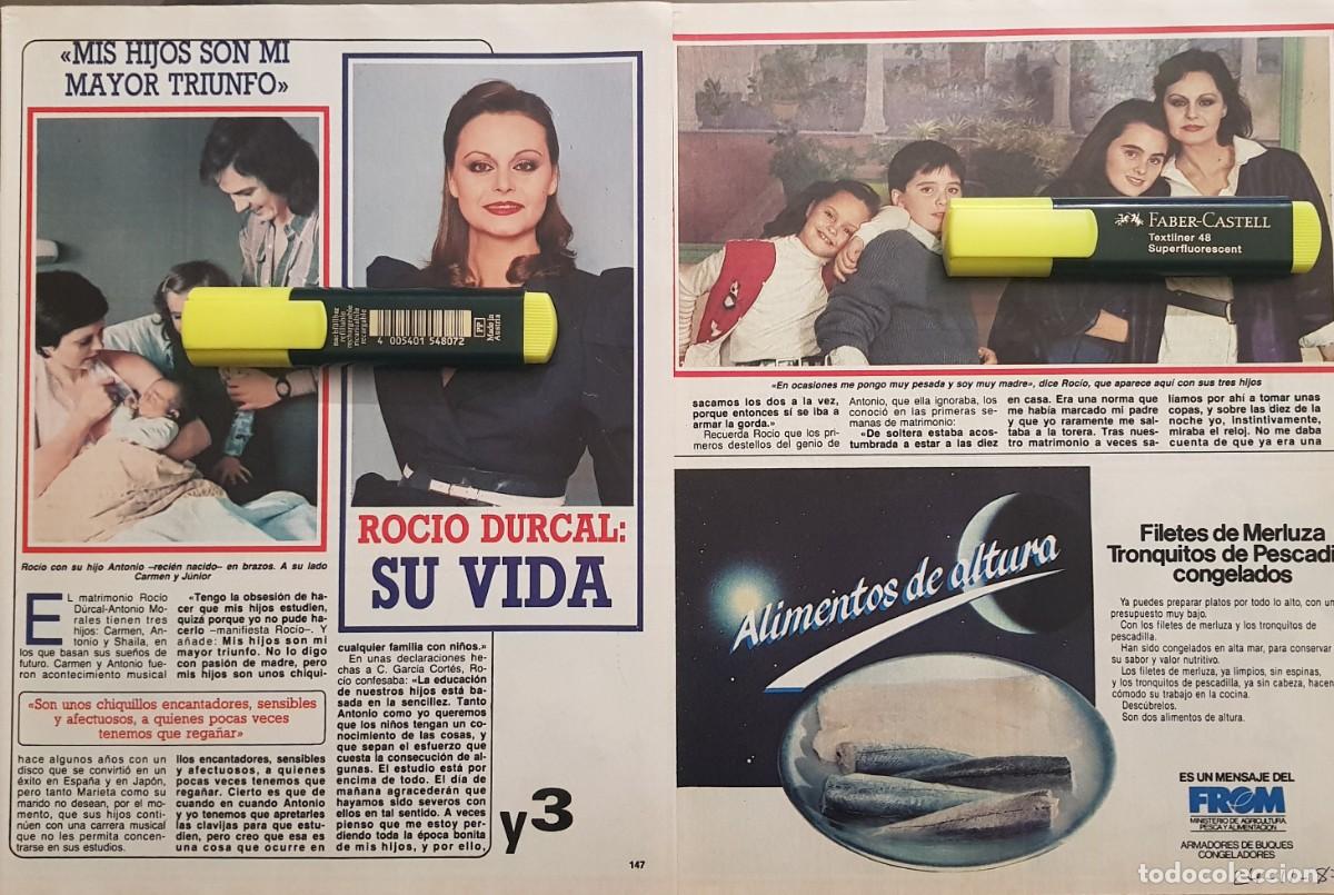 Coleccionismo de Revistas y Peri&oacute;dicos: Reportaje Roc&iacute;o D&uacute;rcal 24.11.87